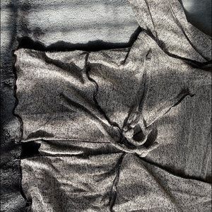 Cute Front tie lettuce trim cover up/ shirt